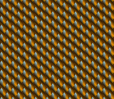 Turuncu mavi kahverengi zikzak örgü seamless modeli