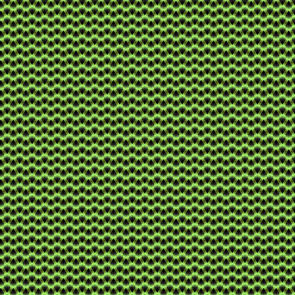 Green grid knitted texture — Stock Vector