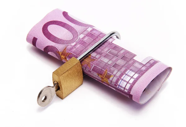 Beş yüz Euro kilitli