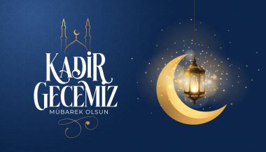 Kadir gecesi mubarek olsun. Tercümesi: 