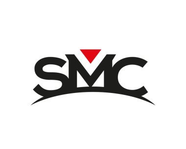 SMC harf logo tasarımı, amblem, monogram