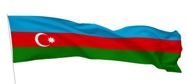 Azerbaycan Bayragi. Çeviri Azerbaycan Bayrağı