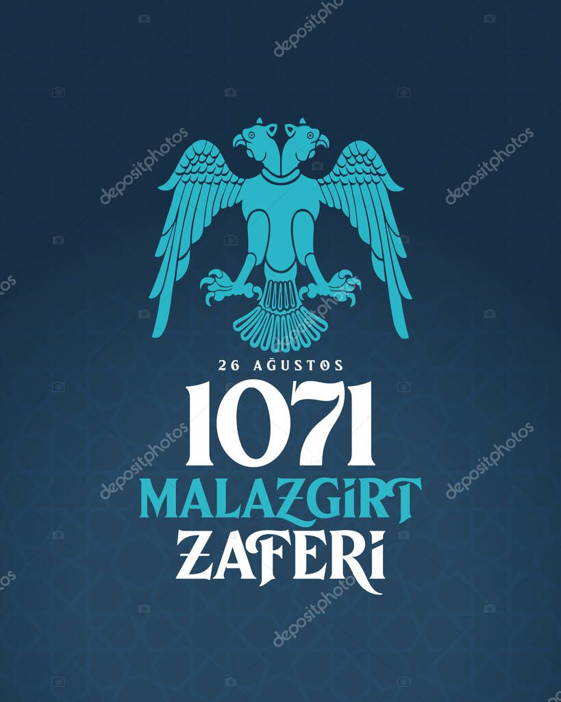 1071 Malazgirt Zaferi, anadolu selcuklu devleti. Translation: 1071 Malazgirt battle victory, Anatolian Seljuk State, illustration