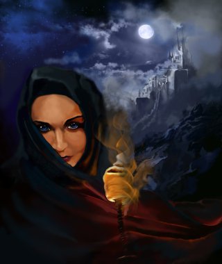 Karanlıkta bir kız