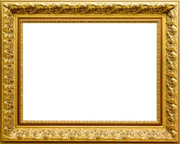 Mooie gouden frame voor schilderijen en foto 's — Stockfoto