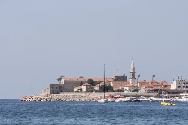 Architecture in old area of Budva, Montenegro — Stock Photo, Image