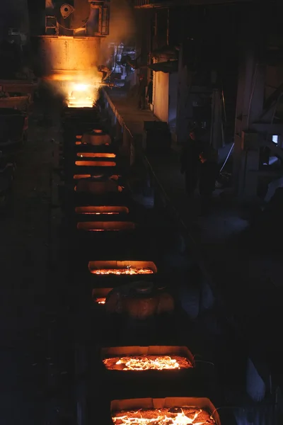 Fábrica metalúrgica — Fotografia de Stock