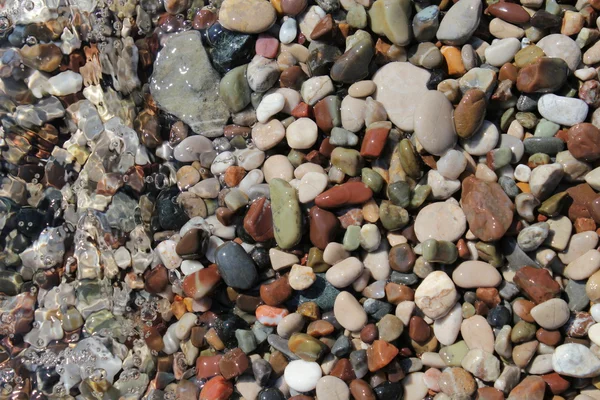 Fondo abstracto con guijarros - piedras de mar redondas —  Fotos de Stock
