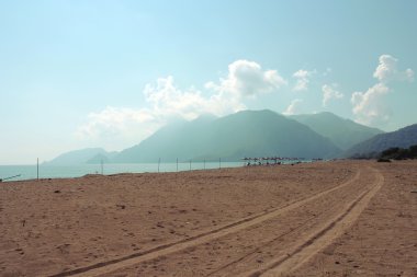 Beach at Cirali, the Turkish Riviera (Turkey) clipart