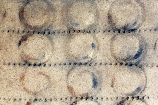 Tablero de partículas de textura antigua con círculos — Foto de Stock