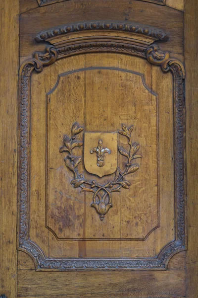 Elements of old wooden door — Stok fotoğraf