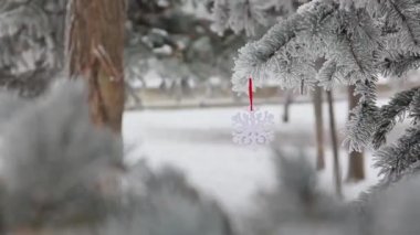 Kış sahne - Noel sezonu ve dekorasyon.