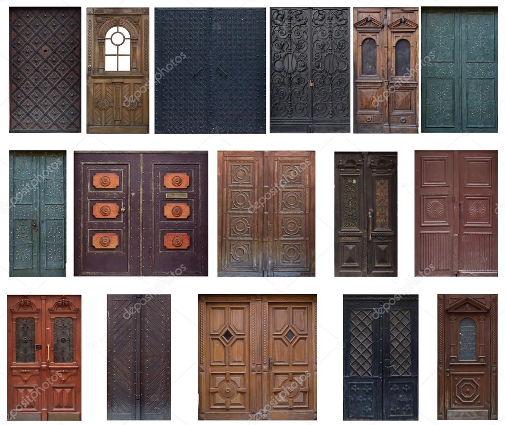  Set of 16 old doors and gates from Lvov, Ukraine.