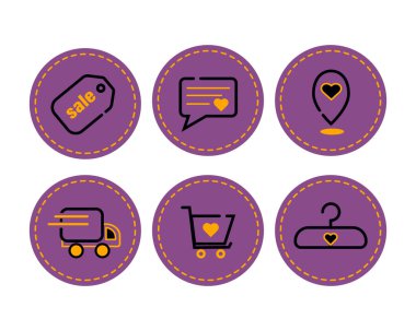 Para ve ödeme çizgisi simgeleri. Dolar ve Nakit vektör doğrusal simgesi seti.