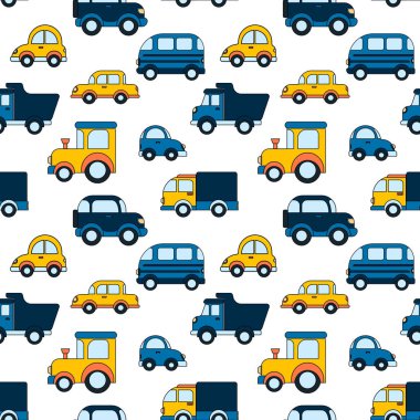 Elle çizilmiş klasik arabalarla mükemmel bir model oluşturmuş. Güzel tasarım elementleri, kreş için mükemmel..