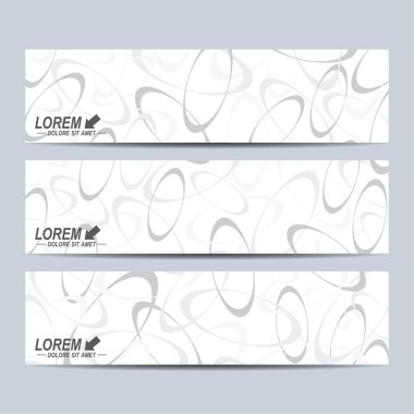 Vektör afiş gri kümesi. Arka plan gri daireler ile. Web afiş, kart, vip, sertifika, Hediyelik, fiş. Modern iş şık tasarım