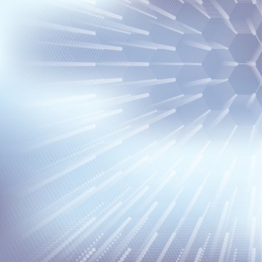 Soyut geometrik arka plan, altıgen vektör dokusu. Büyük veri görselleştirme ve iletişim arka plan. Grafik arka plan sosyal ağ. Vektör çizimi.