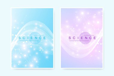 Modern Sağlık Hizmetleri rapor ve tıbbi broşür tasarımı için şablon tasarımı, broşür, broşür, baskı sunumu için broşür, Covid 19, koronavirüs. Salgın ya da salgın hastalık konsepti. Vektör illüstrasyonu.