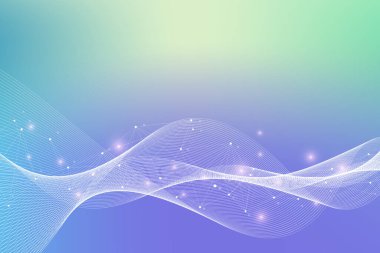 Yapı molekülü ve iletişim. DNA, atom, nöronlar. Tıp, bilim, teknoloji, kimya, illüstrasyon için bilimsel arkaplan