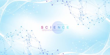 Bilimsel vektör çizimi genetik mühendisliği ve gen manipülasyonu kavramı. DNA sarmalları, DNA iplikleri, molekül veya atom, nöronlar. Bilim ya da tıp geçmişi için soyut bir yapı. CRISPR CAS9.