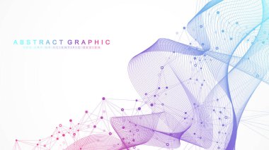 Bilimsel vektör çizimi genetik mühendisliği ve gen manipülasyonu kavramı. DNA sarmalları, DNA iplikleri, molekül veya atom, nöronlar. Bilim ya da tıp geçmişi için soyut bir yapı. CRISPR CAS9.