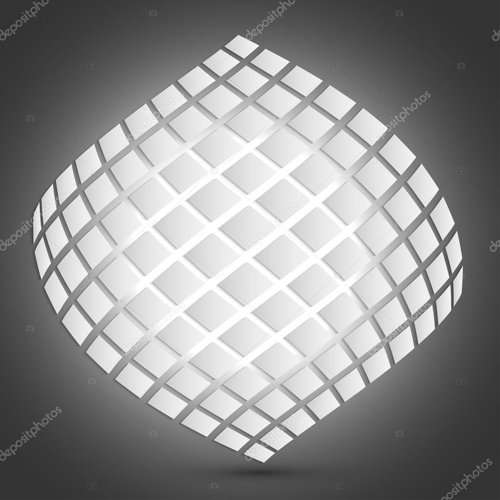 Modern geometric texture in White backgrounds