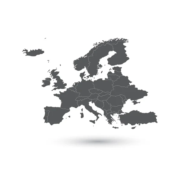 Europe map vector illustration — Stock Vector