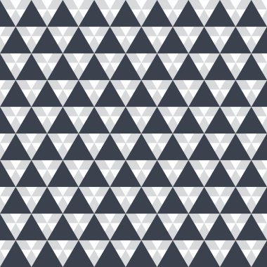 Sorunsuz imkanı desen beyaz arka planda siyah üçgen