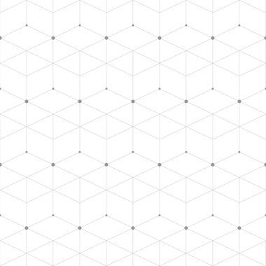Abstract geometric pattern dot with rhombuses. Repeating seamless background vector illustration