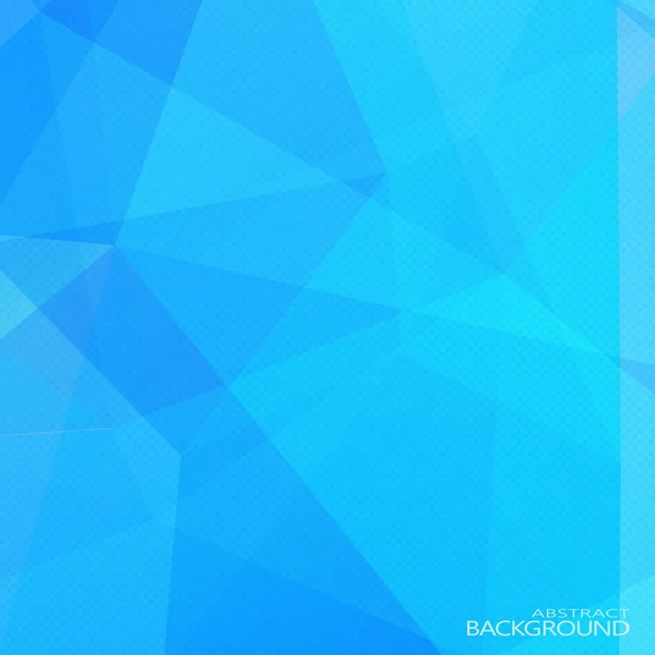 Fondo poligonal azul abstracto con textura de medio tono. Se puede utilizar para su diseño — Vector de stock