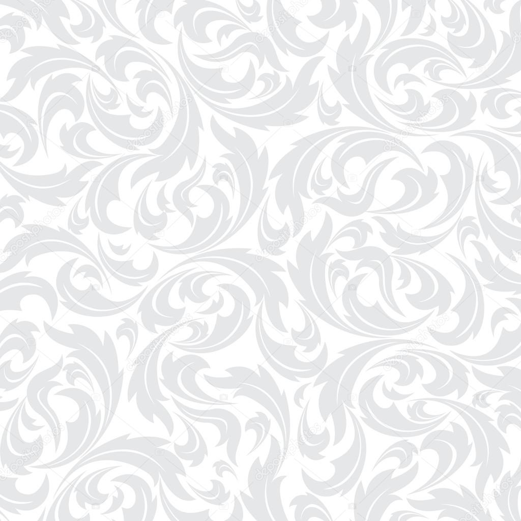 Texture wallpapers in the style of Baroque . Seamless background of gray and white color . Can be used for backgrounds and page fill web design