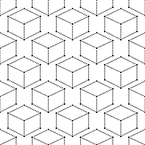 Modern Seamless  Geometric Pattern Dot With Rhombuses. Repeating Background Vector Illustration — Stock Vector