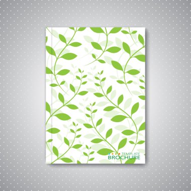 Broşür, dergi, broşür, kitapçık, kapak ya da Rapor tasarımınızı ve metniniz için A4 boyutunda modern soyut şablon düzeni. Vektör çizim