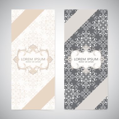 Düğün davetiye vintage tarzı. Vektör çizim