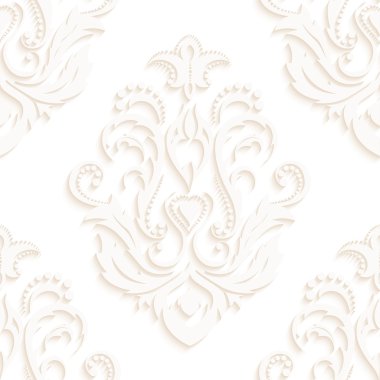 Sorunsuz doku duvar kağıtları Barok tarzında. Arka plan gri ve beyaz renk. Arka planlar ve sayfa dolgu web tasarım için kullanılabilir