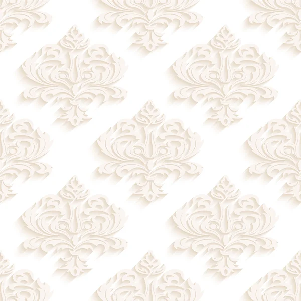 Seamless wallpapers in the style of Baroque . Can be used for backgrounds and page fill web design. Vector illustration — Stock Vector