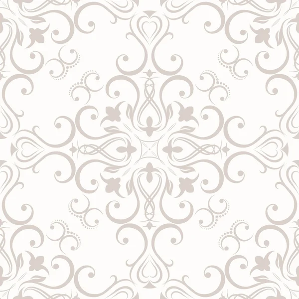 Floral seamless wallpapers in the style of Baroque . Can be used for backgrounds and page fill web design. Vector illustration — Stock Vector