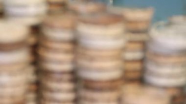 Tıbbi Laboratuar Petri yemeklerinde yığınları