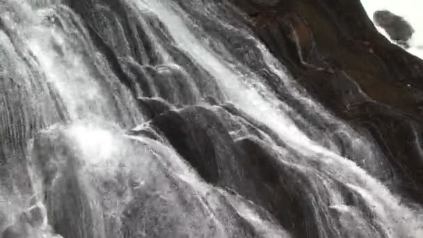Yellowstone National Park.  Waterfall. — Stock Video