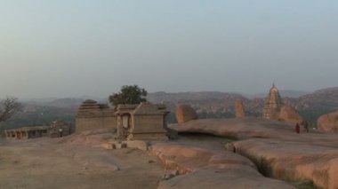Hindistan İstanbul Hampi. Vijayanagar kalıntıları