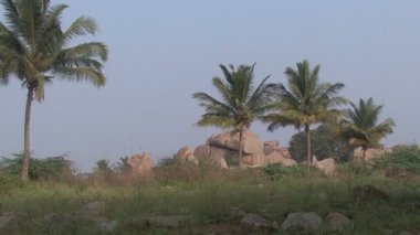 Hindistan İstanbul Hampi. Vijayanagar kalıntıları