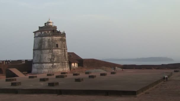 印度卡纳塔克亨。噶的废墟 — 图库视频影像