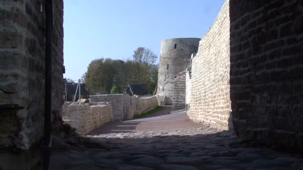 Antigua fortaleza militar — Vídeo de stock