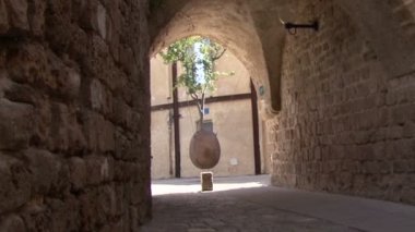 Jaffa. Eski şehrin sokaklarında