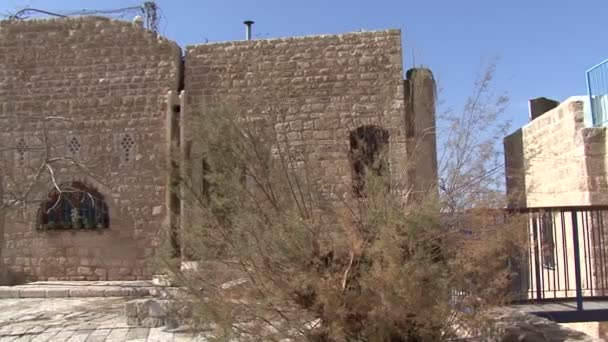 Jaffa. Las calles del casco antiguo — Vídeo de stock