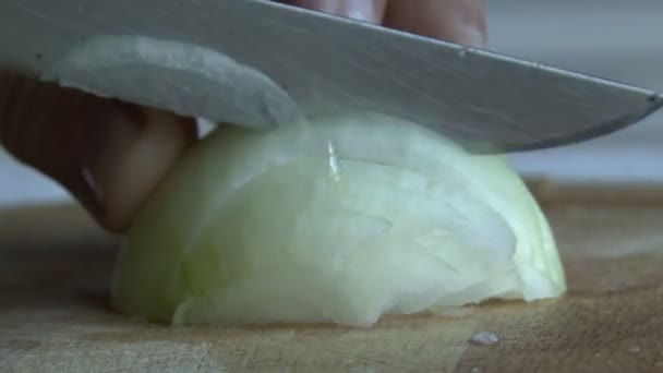 Food - Slicing Onions, Hd — Stock Video