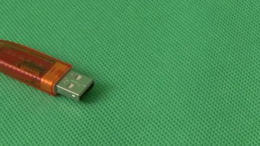 USB birden parlamak yuvarlak yüzey