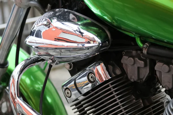 Detalles Una Motocicleta Personalizada — Foto de Stock