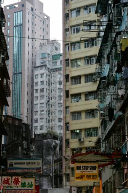 Hong Kong 'un gökdelenleri Wan Chai Bölgesi
