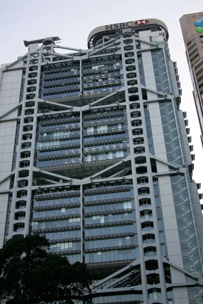 Grattacieli Hong Kong Distretto Centrale — Foto Stock